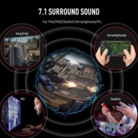Wired Gaming Headset with 7.1 Surround Sound, Noise-Cancelling Mic, and Multi-Device Compatibility - Image 3