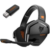 Wireless Gaming Headset with 2.4G & 3.5mm Wired Sport Earphone, Noise Reduction Mic, Compatible with PS5, PS4, Laptop - Image 2
