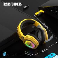Bluetooth 5.3 Gaming Headphones with RGB Lighting, Low Latency, and 33h Battery Life - Image 5