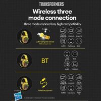 Bluetooth 5.3 Gaming Headphones with RGB Lighting, Low Latency, and 33h Battery Life - Image 6