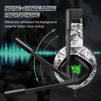 K19 Gaming Headset Headphones Wired Noise Cancelling Stereo Earphones With Mic - Image 4
