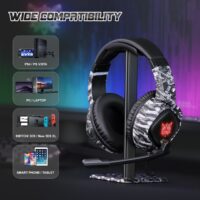 K19 Gaming Headset Headphones Wired Noise Cancelling Stereo Earphones With Mic - Image 3