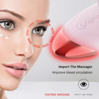 Rechargeable Silicone Face Cleansing Brush with Heating Eye Massage - Image 4