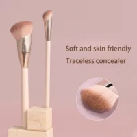 Professional Liquid Foundation and Concealer Makeup Brush Set - Image 3