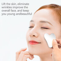 Stainless Steel Gua Sha Massager for Face, Neck, and Body - Image 4