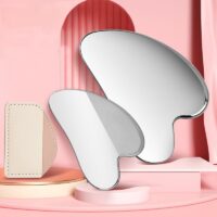 Stainless Steel Gua Sha Massager for Face, Neck, and Body - Image 5