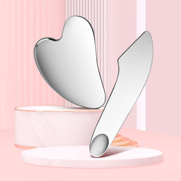 Stainless Steel Gua Sha Massager for Face, Neck, and Body