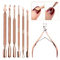 Stainless Steel Dual-ended Cuticle Pusher and Dead Skin Remover - Image 6
