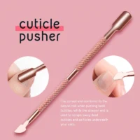 Stainless Steel Dual-ended Cuticle Pusher and Dead Skin Remover - Image 3