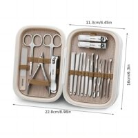 Professional 18-Piece Stainless Steel Nail and Foot Care Set - Image 6