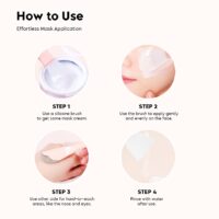 Double-Ended Silicone Face Mask Brush for Easy Skincare Application - Image 4