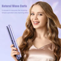 Professional 2-in-1 Flat Iron and Curling Iron - Image 3