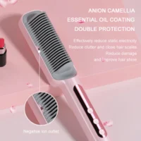 Professional Anti-Scalding Ceramic Hair Straightener & Curler Brush - Image 3