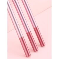 Three Color Flawless Base Makeup Brush Set for Concealer, Eye Shadow, and Blusher - Image 3