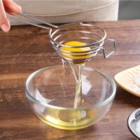 Efficient Stainless Steel Egg White Separator with Comfort Handle - Image 3