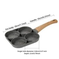 Nonstick 4-Hole Omelet and Pancake Pan - Image 6