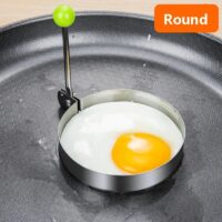 Stainless Steel Heart-Shaped Egg & Pancake Mold for Creative Breakfasts - Image 4