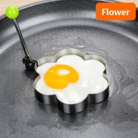 Stainless Steel Heart-Shaped Egg & Pancake Mold for Creative Breakfasts - Image 7