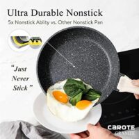 10-Piece Nonstick Granite Cookware Set: Premium Stone Pots and Pans for All Cooking Needs - Image 6