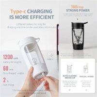 Rechargeable Electric Protein Shaker Bottle - Image 7