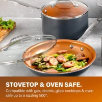 12-Piece Ultra Nonstick Ceramic Coating Cookware Set - Image 4
