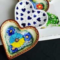 Colorful Ceramic Heart-Shaped Love Plate for Desserts, Fruits & Seasonings - Image 4