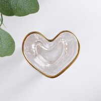 Heart Shaped Glass Cup - Image 5