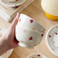 Charming Heart-Shaped Ceramic Dinnerware - Image 4