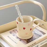 Charming Heart-Shaped Ceramic Dinnerware - Image 5