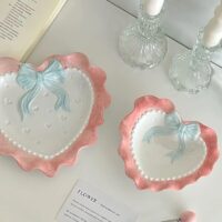Cute Ceramic Wavy Edge Tray for Jewelry & Breakfast - Image 6
