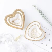 Heart-Shaped Porcelain Decorative Dish - Image 2