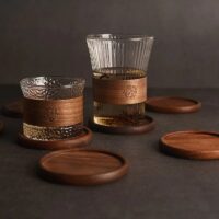Eco-Friendly Wooden Coaster - Heat Resistant Cup & Teapot Mat - Image 5