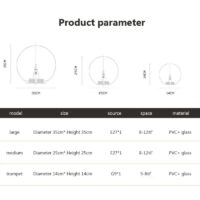Minimalist Glass White Ball LED Ceiling Light - Image 3