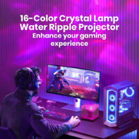 16-Color Crystal Lamp Water Ripple Projector - Image 4