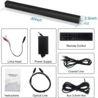50W High-Fidelity Soundbar - Wireless Bluetooth 5.0, Built-in Subwoofers, Home Theater Audio with Remote Control - Image 5