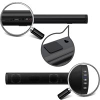 Wall-Mounted Wireless TV Speaker with Bluetooth 5.0 and Multi-Input Compatibility - Image 3