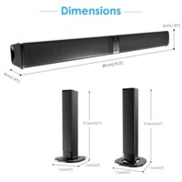 20W Detachable Bluetooth Soundbar with Subwoofer, Wired & Wireless, Home Theater 3D Surround Sound - Image 5