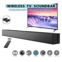 High-Fidelity Wireless Bluetooth Soundbar - Powerful Stereo Home Theater & TV Speaker System - Image 2