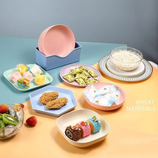 Eco-Friendly Wheat Straw Dinner Plates