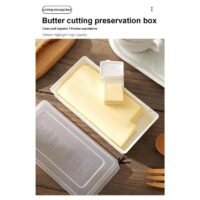 Elegant White Butter Dish with Cutter - Image 6