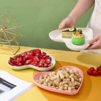 Love Heart Snack Plate Wheat Straw - Image 5