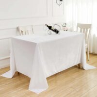 Elegant Velvet Rectangular Tablecloth - Perfect for Weddings, Dining, and Special Occasions - Image 3
