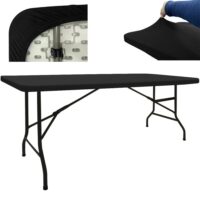 Versatile Stretch Table Cover for Events - Image 2