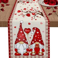 Valentine's Day Linen Table Runner - Image 2