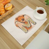 Cute Cartoon Animal Bear Kitchen Placemat for Children - Image 6
