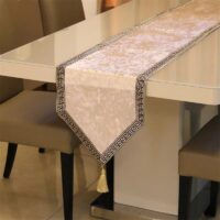 Elegant Modern Velvet Table Runner - Perfect for Home and Hotel - Image 3
