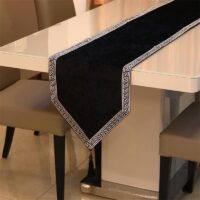 Elegant Modern Velvet Table Runner - Perfect for Home and Hotel - Image 2