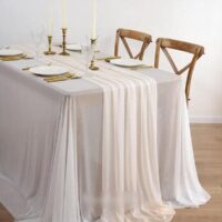 Table Runner Luxury Sheer for Wedding Rustic Boho - Image 8