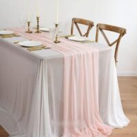 Table Runner Luxury Sheer for Wedding Rustic Boho - Image 4