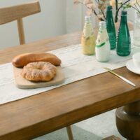 Linen Table Runner Farmhouse Rustic - Image 5